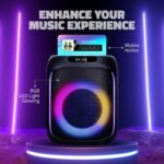 Artis Soundpro 100 60w Tws Portable 5.0 Bluetooth Party Speaker With 7 Led Colours/usb/tf Card/aux Input/fm Radio/wireless Mic & Wireless Remote - Image 5