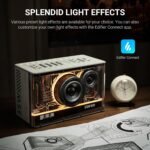Edifier Qd35 Tabletop Bluetooth Speaker With Gan Charger, Hi-res Audio And Hi-res Audio Wireless Certified, Ultra-fast 35w Gan Charging, Splendid Light Effects (white) - Image 6