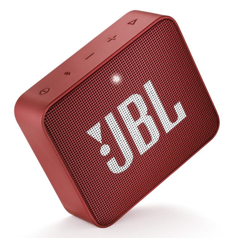 JBL Go 2 Portable Bluetooth Waterproof Speaker (Red)