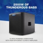 Alto Ts12s Subwoofer 2500w 12" Active Pa Speaker With 6 Selectable Dsp Modes, Easy Installation, 130db, Superior Bass