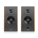 Edifier R2000db Active Bluetooth Bookshelf Speakers - Optical Input - 2.0 Wireless Near-field Studio Monitor Speakers - 120 Watts Rms With 5″ Large Woofer – Warm Oak - Image 2