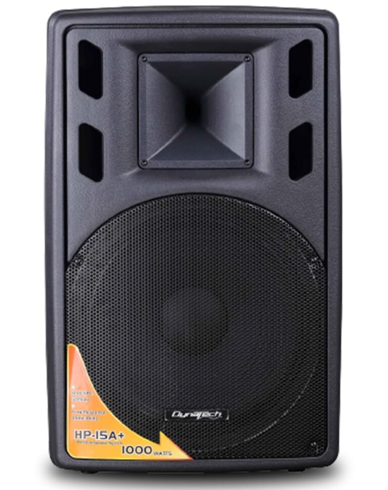 Dynatech HP-15A Active 2-way 400w Rms Wired Speaker (15 Inch), Black