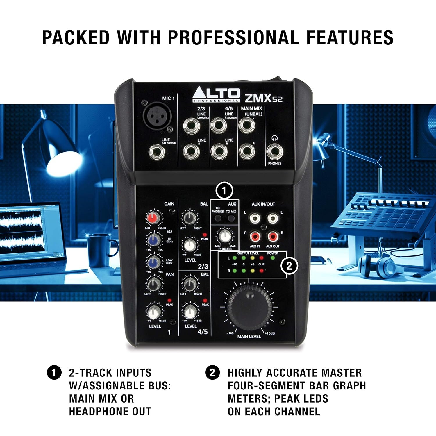 Alto Zephyr ZMX52 Compact 5-Channel Mixer - Image 5