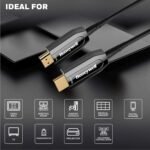 Honeywell Hdmi Aoc 2.1 Complaint 30 Meters, Transmission Speed Of 48gbps, Supports Uhd Resolution Of 8k@60hz, Male-to-male, High-speed Fiber Optics Cable, Compatible With Tv, Gaming Console, Etc. - Image 5