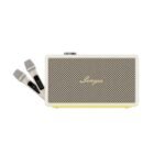 Lenyes S877 Portable Bluetooth Speaker, 200w Peak Power, 2 Wireless Mics, Bluetooth 5.3, Rgb Lights, Tws Stereo, 4500mah Battery, 10hr Playtime, Aux, Tf, Usb, Hdmi, For Parties And Karaoke, Beige - Image 7
