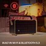 Jbl Authentics 300, Portable Smart Home Wifi Speaker & Music Streaming,upto 8hrs Playtime, Voice Assist & Bluetooth Connectivity,automatic Calibration,compatible With Google Home & Alexa, Retro Design - Image 8
