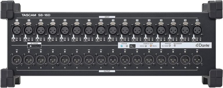 Tascam SB-16D 16-in/16-out Dante Network Stage Box
