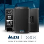 Alto Professional Ts408-2000w 8" Powered Pa Speaker With 3 Channel Mixer, Bluetooth Streaming, Wireless Loudspeaker Linking, Dsp And Alto App - Image 9
