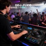 Pioneer Ddj-flx10 4-channel Professional Dj Controller - Black Bundle With Case, Laptop Stand, Headphones, Xlr Microphone Cable, And Austin Bazaar Polishing Cloth - Image 3