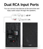 Edifier R990bt 2.0 Active Multimedia Speaker, 24w Rms Powered Desktop Speakers With Bluetooth V5.4, App Custom Eq, Sound Presets, Mdf Wooden Enclosure, Dual Rca Inputs For Laptop, Pc & Gaming, Black - Image 5