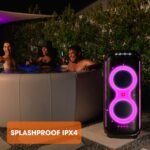 Jbl Partybox 710 Bluetooth Party Speaker With Dynamic Music Synced Flashing Club Pattern Lightshow, Pro Sound, Splashproof, Partybox App Personalisation,guitar And Mic Input(800 Watt Rms, Black) - Image 4
