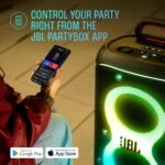 Jbl Partybox 520 Wireless Bluetooth Party Speaker, Electrifying Ai Sound Boost, Upto 15hrs Playtime, Replaceable Battery, Multispeaker Connection By Auracast-, Partybox App-black - Image 8