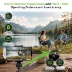 Ultraprolink Sonic Vibe | Dual Wireless Lavalier Collar Mic With Charging Case |type-c Receiver |anc & Echo| 15h Use Time, 164’ Ft Range For Youtube, Vlogs, Podcasts| Um1215| White - Image 5