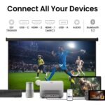 Benq Tk705sti 4k Hdr Short Throw Projector, 3000 Ansi Lumens, Google Tv, Netflix, Low Input Lag, Auto Image Adjustment, Bluetooth, Hdmi 2.1, 150" Big Screen, Memc, Hdr10+, Compact Living Room Setup - Image 8
