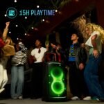 Jbl Partybox 520 Wireless Bluetooth Party Speaker, Electrifying Ai Sound Boost, Upto 15hrs Playtime, Replaceable Battery, Multispeaker Connection By Auracast-, Partybox App-black - Image 7