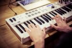 Arturia Keylab Essential 61 Mk3 Midi Controller With 61 Velocity-sensitive Keys, 9 Encoders, 9 Sliders, 8 Rgb Pads - Usb-c, Midi Out, Lcd Screen, Bundled Software And Daw Integration - White - Image 5