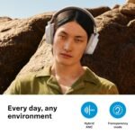 Sennheiser Accentum Wireless Over Ear Headphones, German Design, Hybrid Anc, 50h Battery, Multipoint Connectivity, Crystal Clear Calls, 10 Min Quick Charge = 5hr Playback, 1y Warranty, White - Image 7