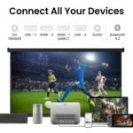 Benq Tk705i 4k Hdr Home Entertainment Projector | 3000 Lumens, Google Tv Built-in, 16 Ms Low Lag, Hdr10/hlg, Auto Image Adjustment, Optical Zoom, Bluetooth, Hdmi 2.1, 150" Big Screen, Memc, Hdr 10+ - Image 6