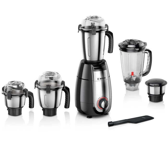 Bosch TRUEMIXX PRO MGM8856BIN 1000W Mixer Grinder with 5 Jars - Black