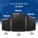 Alto Ts15s 2500w 15" Subwoofer, Powered Pa Speaker With 6 Selectable Dsp Modes, Easy Setup, 132 Db, 3" Voice Coil, Superior Bass - Image 3