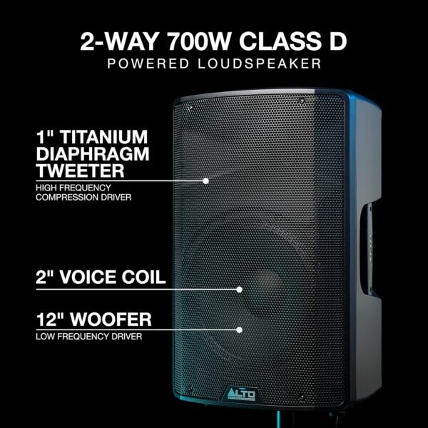 Alto Tx312 12-inch Powered Pa Loudspeaker