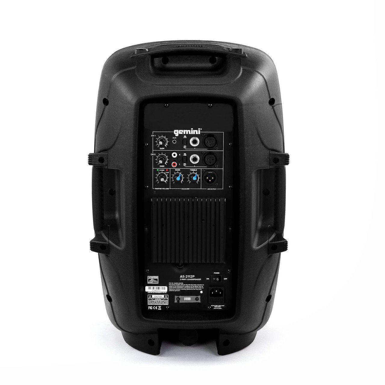 Gemini AS-2112P Active PA Speaker 12 Inch