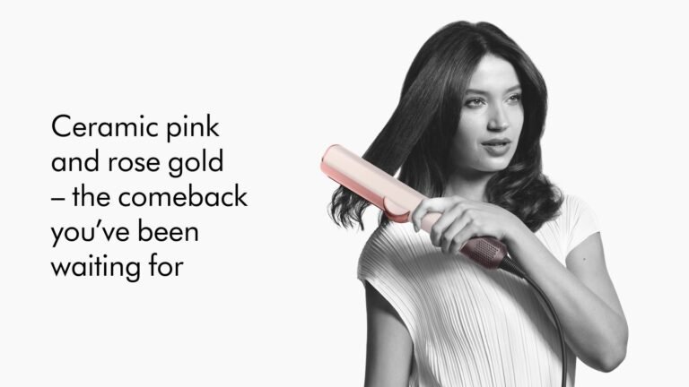 Dyson Airstrait HT01 Straightener (Ceramic Pink/Rose Gold)