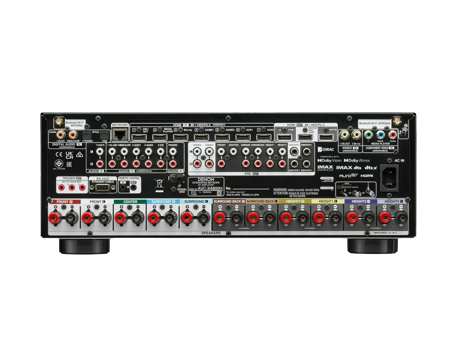 Denon AVC-X4800H 9.4-Channel 8K AV Amplifier