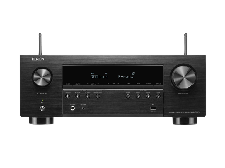 Denon AVR-S970H 7.2-Channel 8K AV Receiver Black