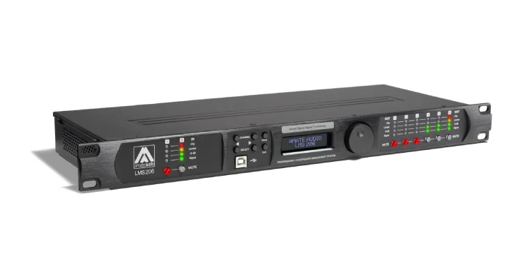 Amate Audio LMS206 2-In 6-Out Loudspeaker Processor