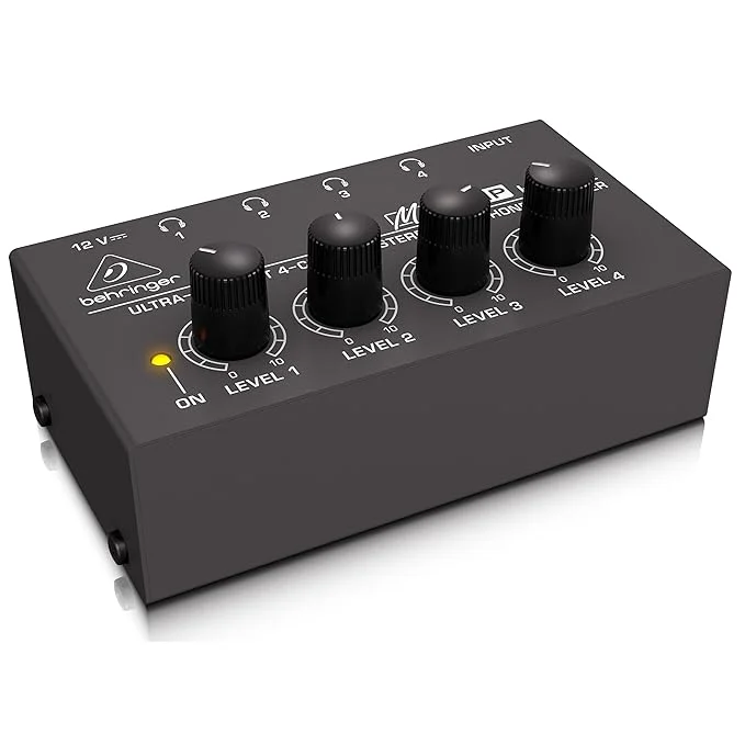 Behringer ha 400 4 ch headphone amp 3