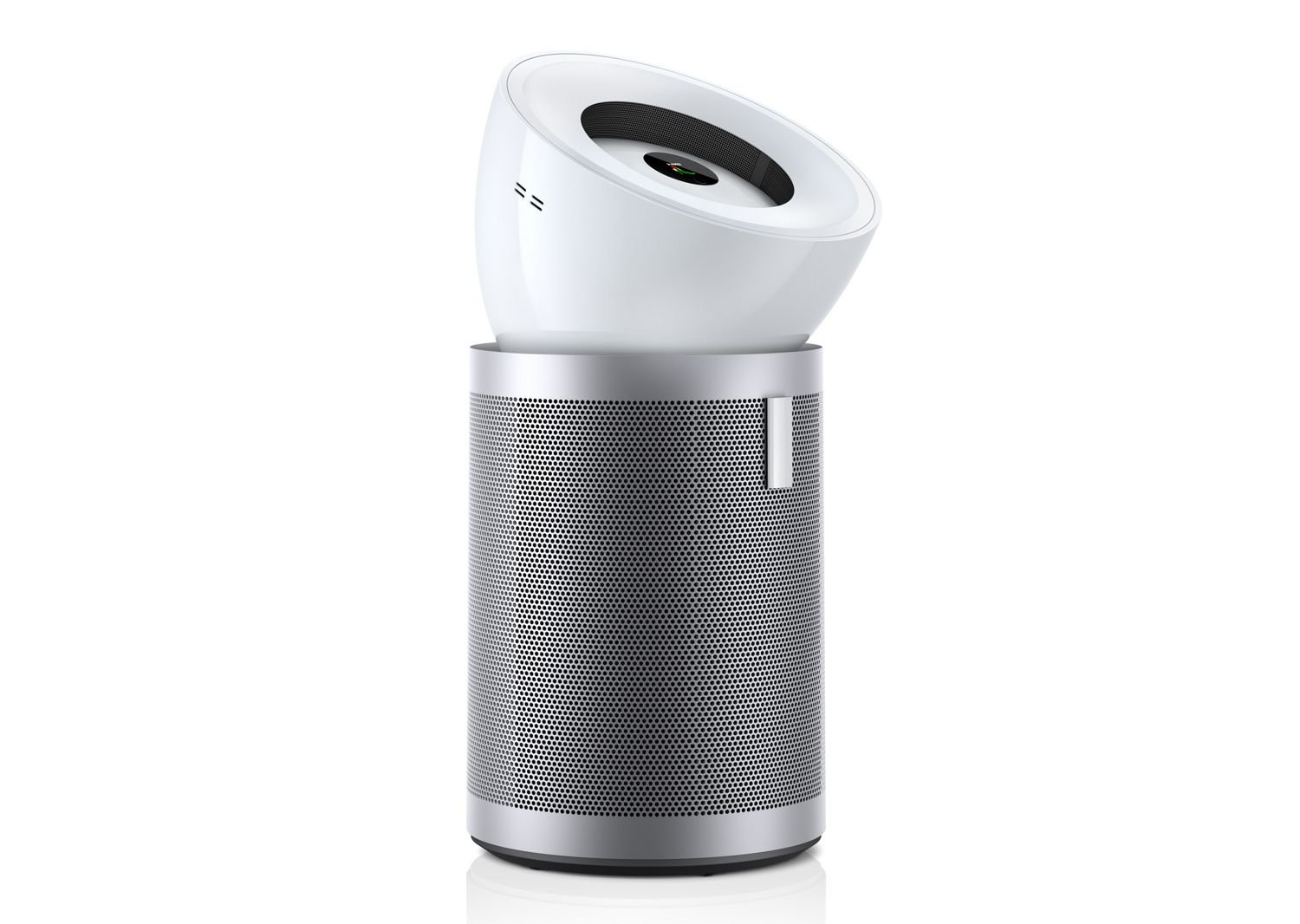 Dyson Big+Quiet BP02 White Satin Silver side view