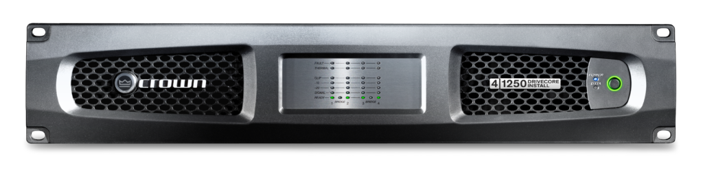Crown DCi 4|1250N 4-Channel 1250W DriveCore Install Network Amplifier with BLU link