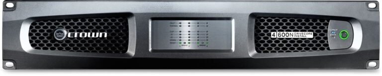 Crown DCi 4|600N 4-Channel 600W DriveCore Install Network Amplifier with BLU link