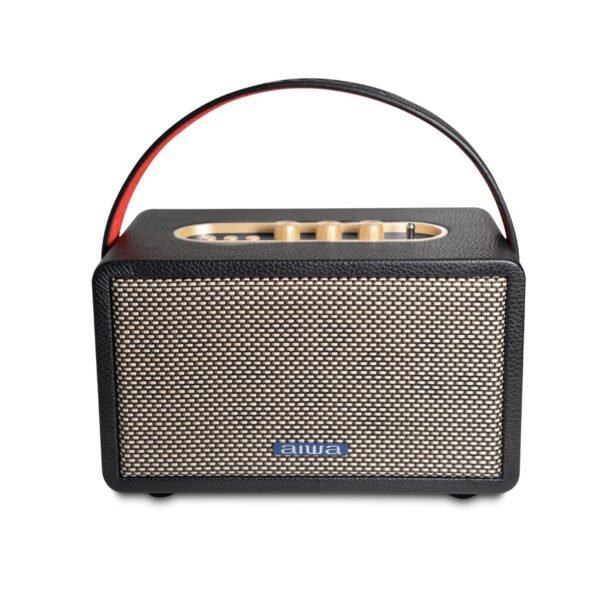 Aiwa Rs-x 100 Natsukasii Pro (black) Bluetooth Speaker With Powerfull Bass, Built-in Microphone, Portable Speaker With 9+ Hours Play Time, 40w Speaker, Type-c Charging