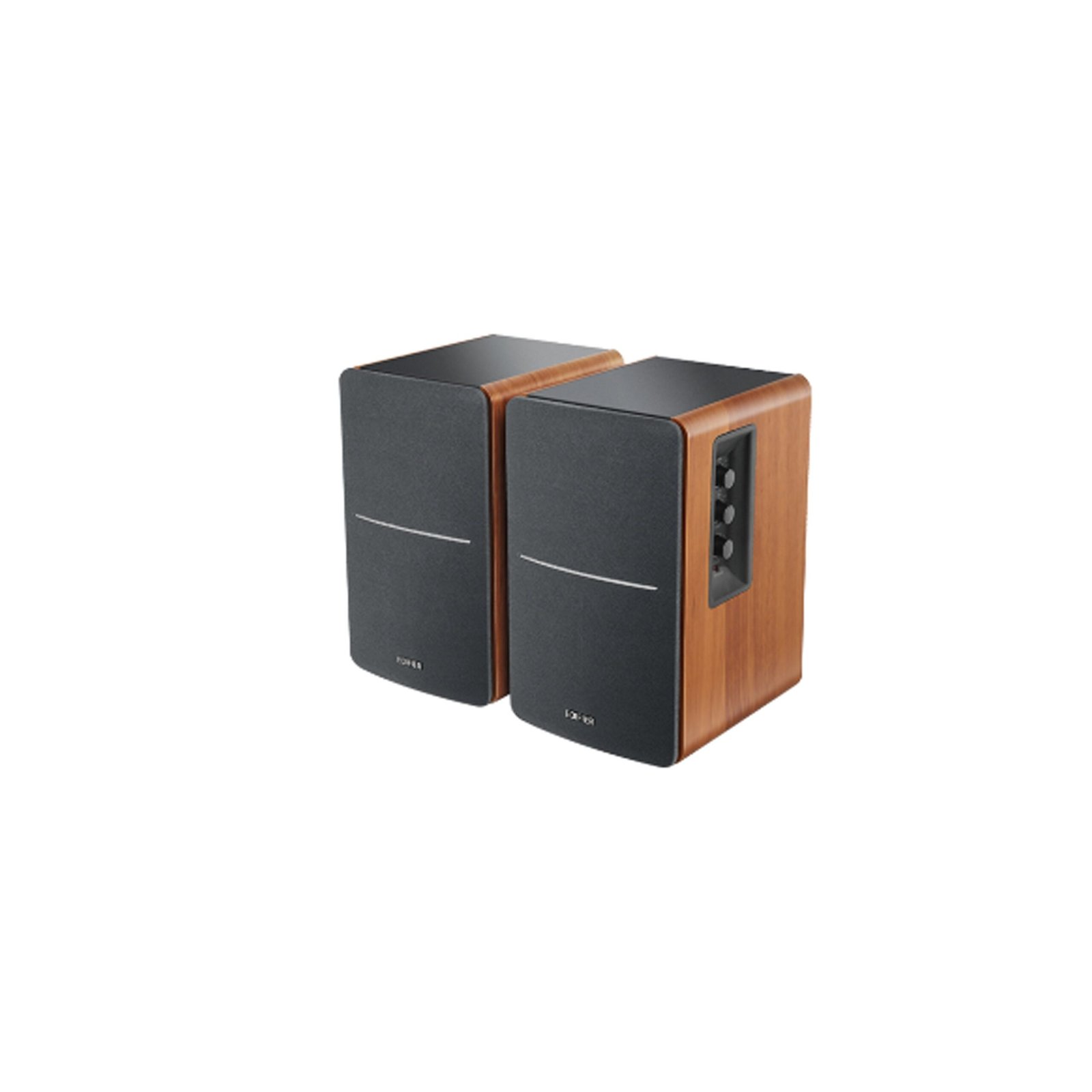 Edifier R1280DBs 42W wireless powered bookshelf speaker in brown - product photo 2