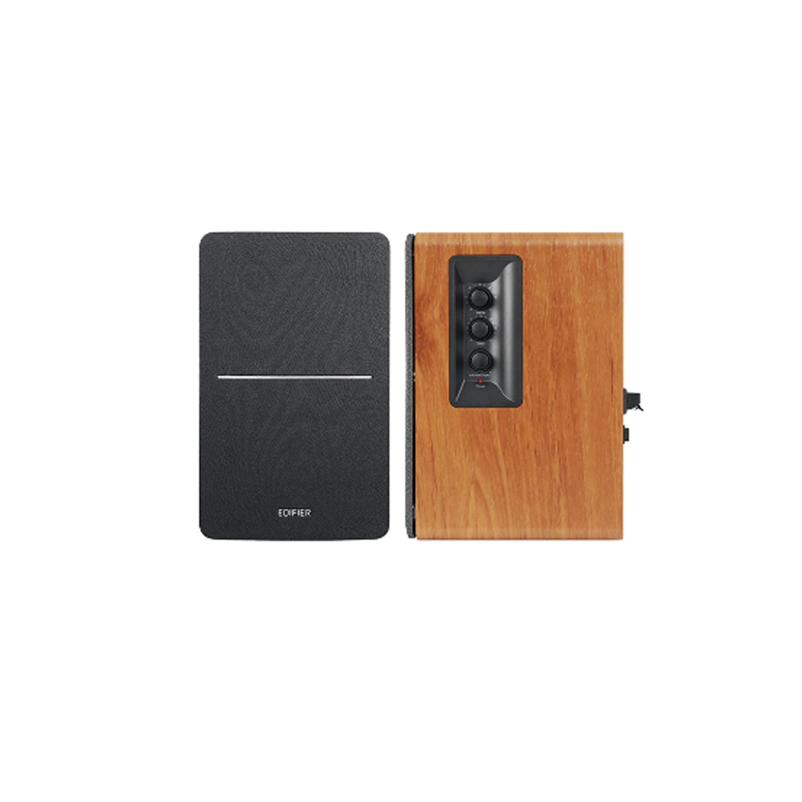 Edifier R1280DBs 42W wireless powered bookshelf speaker in brown - product photo 3