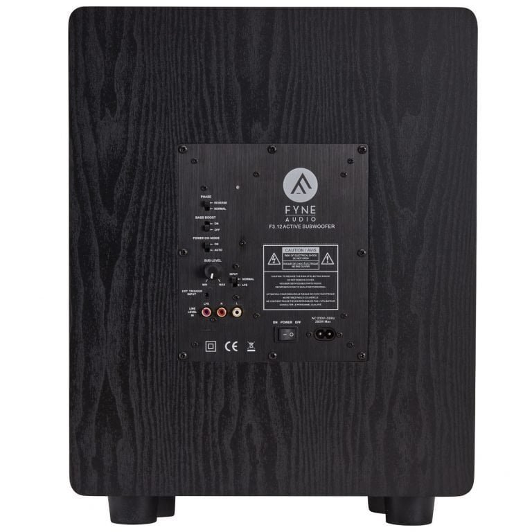 Fyne Audio F3-12 Active Subwoofer - Black Ash