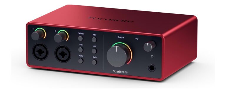 Focusrite SCARLETT 4I4 4th Gen USB Audio Interface