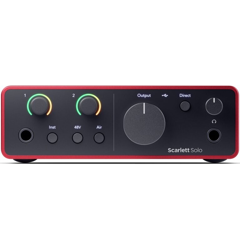 Focusrite SCARLETT SOLO 4th Gen USB Audio Interface