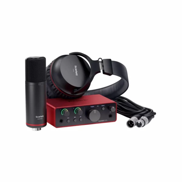 Focusrite Scarlett Solo Studio USB C Audio Interface with Microphone and Headphones Online Buy India