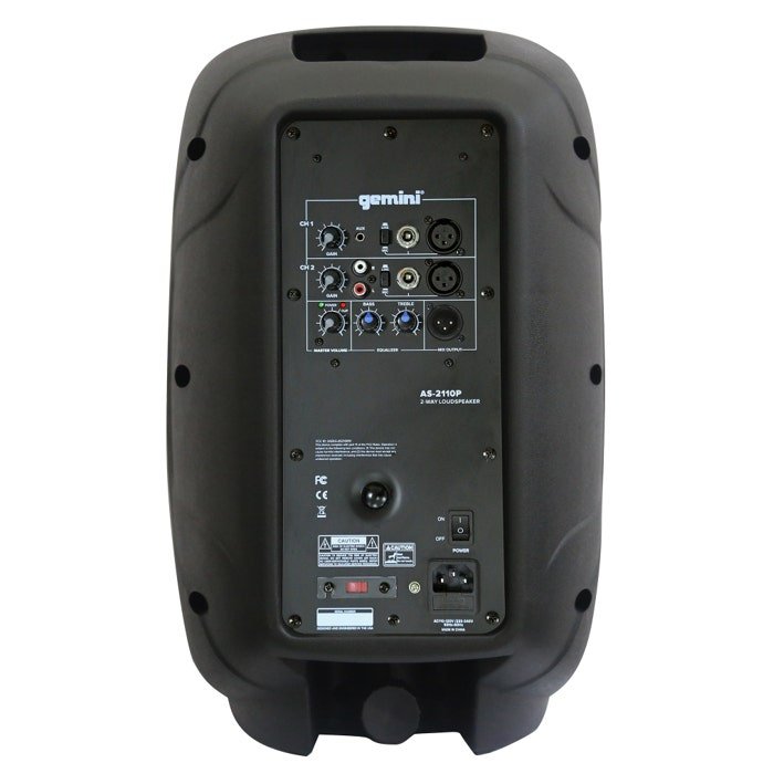 Gemini AS-2110P Active PA Speaker 10 Inch