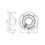 Pure Acoustics Rift 88 (Q-814) - 2-Way 8 inches In-Ceiling Speaker (200W) (Pair) - Image 5