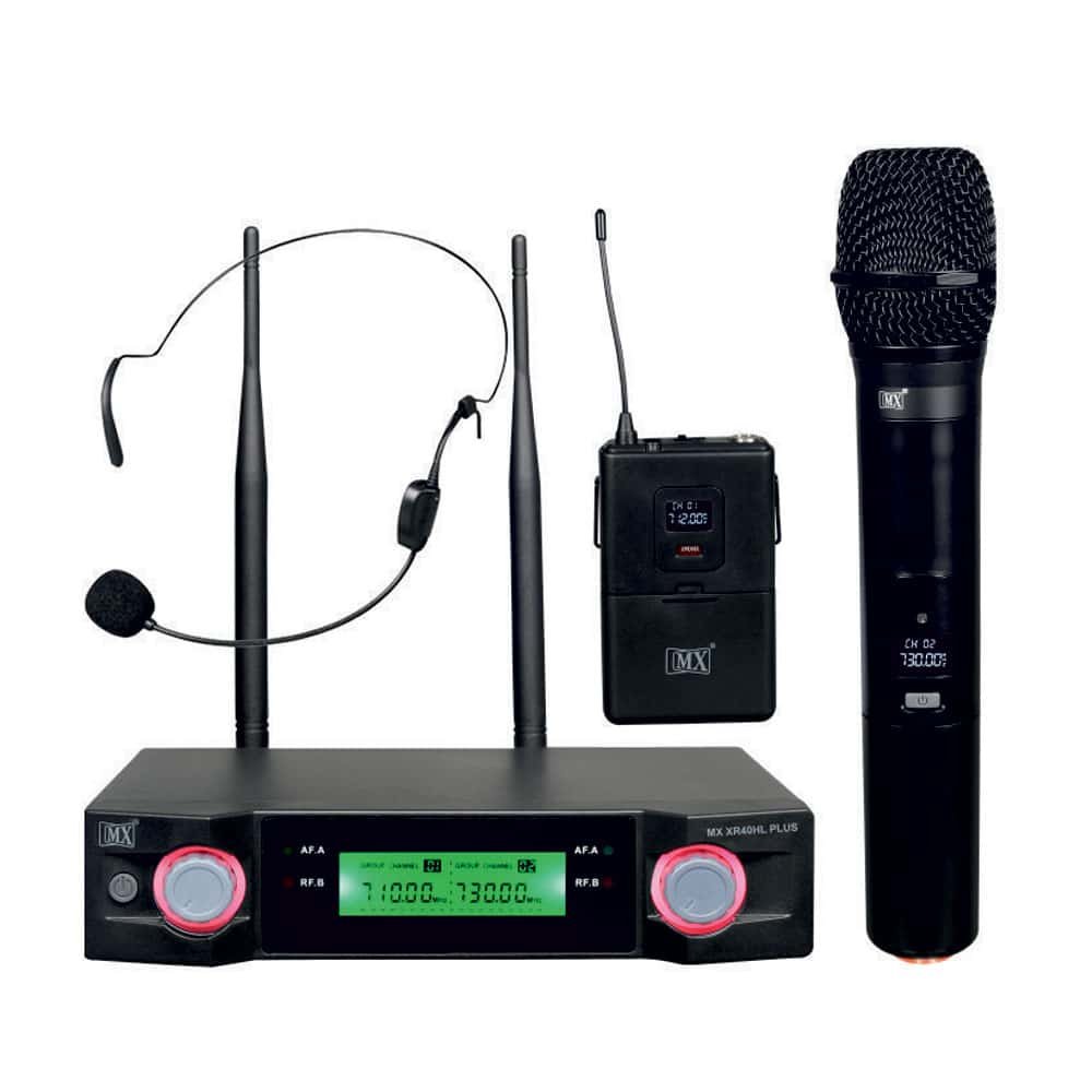 MX XR40HL PLUS UHF WIRELESS MICROPHONE - Image 2