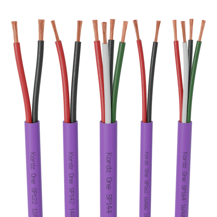 Kordz ONE Series 16AWG Speaker Cable — 16awg speaker cable - product photo 4