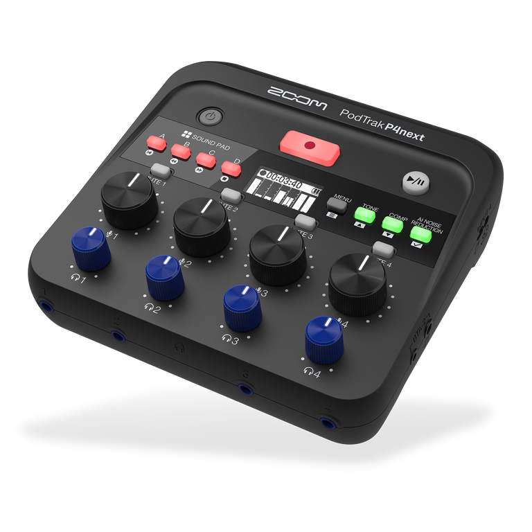 Zoom PodTrak P4NEXT Podcast Recorder