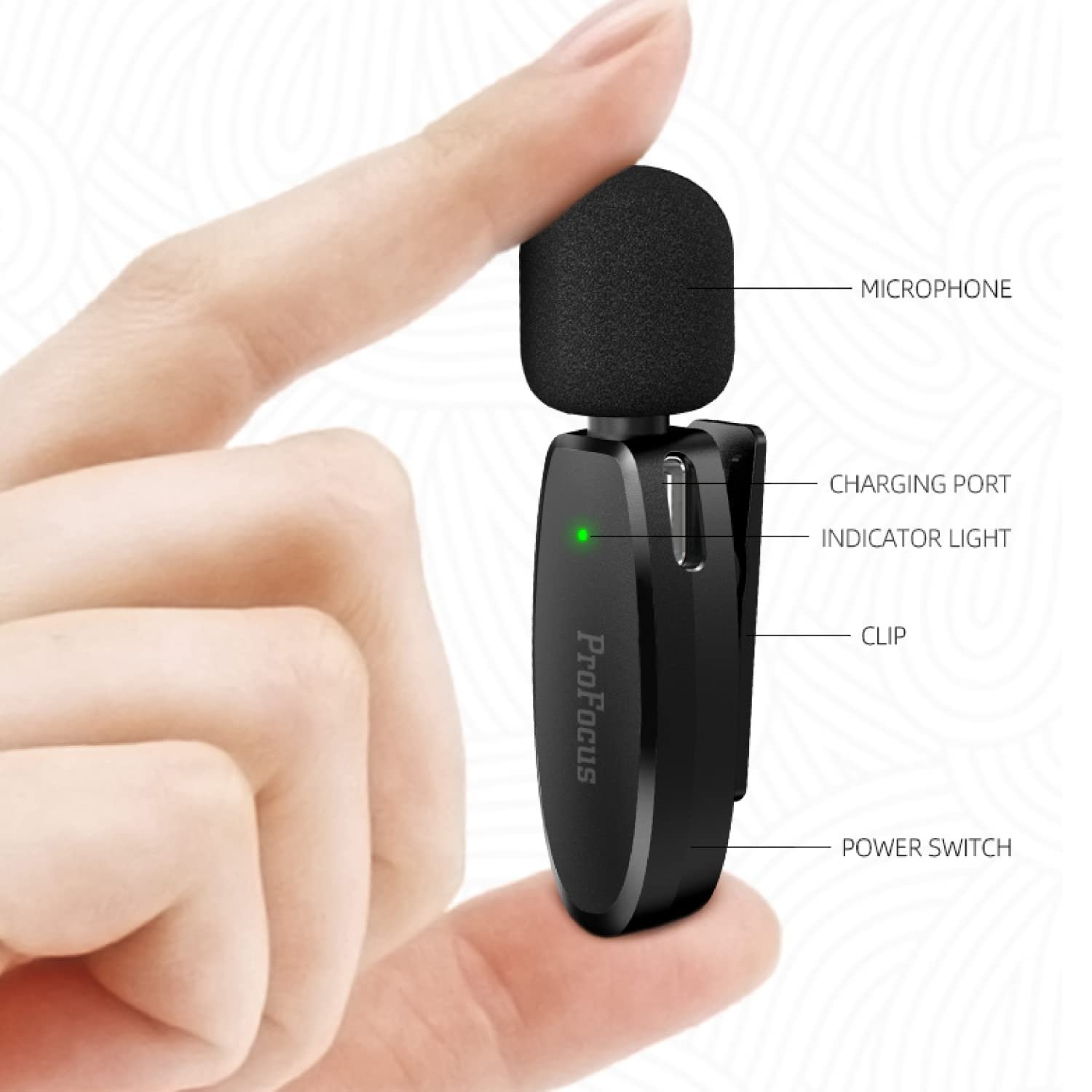 ProFocus AP003 Smart Microphone (USB-C) — USB-C smartphone microphone - product photo 3