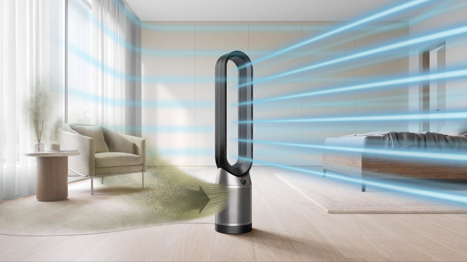 Dyson Cool TP11 Air Purifier (Black/Nickel) — air purifier and cooling fan - product photo 2