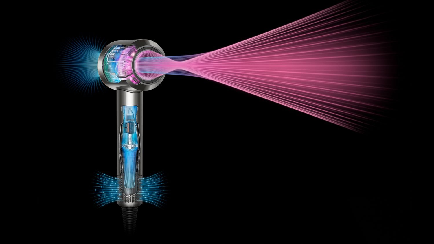 Dyson Supersonic Hair Dryer (Prussian Blue/Copper) — hair dryer - product photo 2