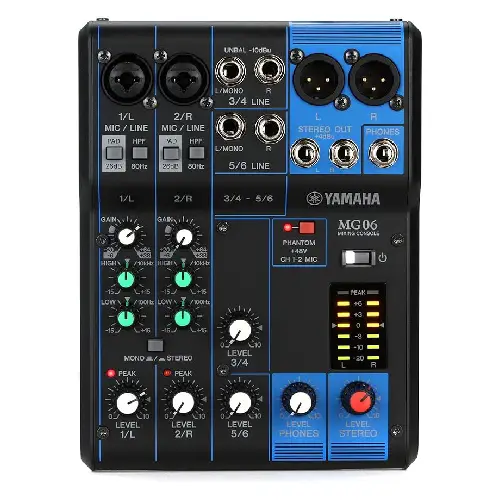 Yamaha mg06 mixer